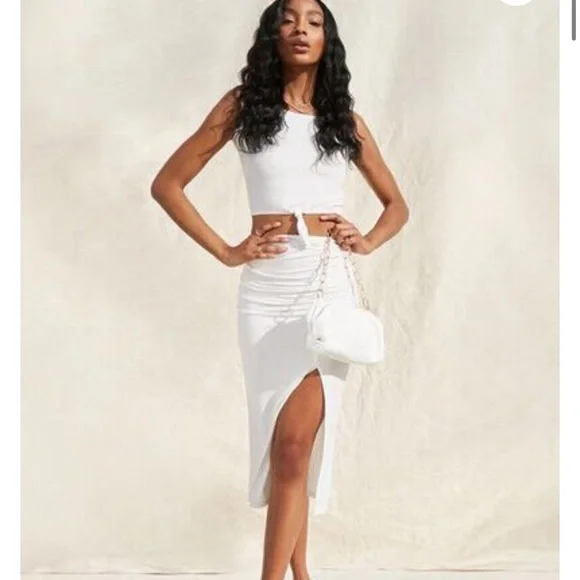 Forever 21 Skirts Crop Midi Skirt Set Poshmark